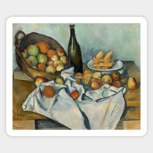 The Basket of Apples by Paul Cezanne Sticker